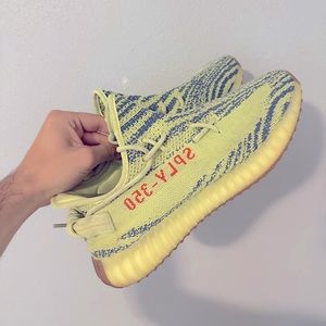 Yeezy Boost 350 V2 Semi Frozen Yellow Sneakers